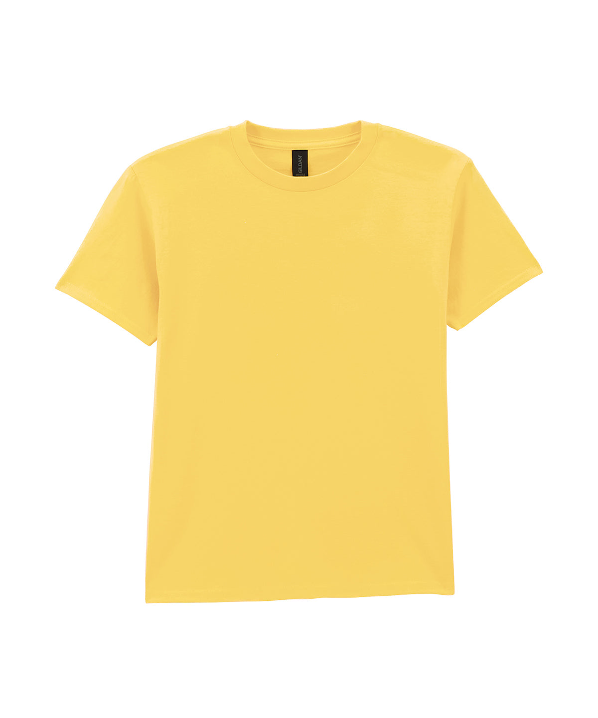 Gildan Softstyle midweight youth t-shirt in Daisy, front view