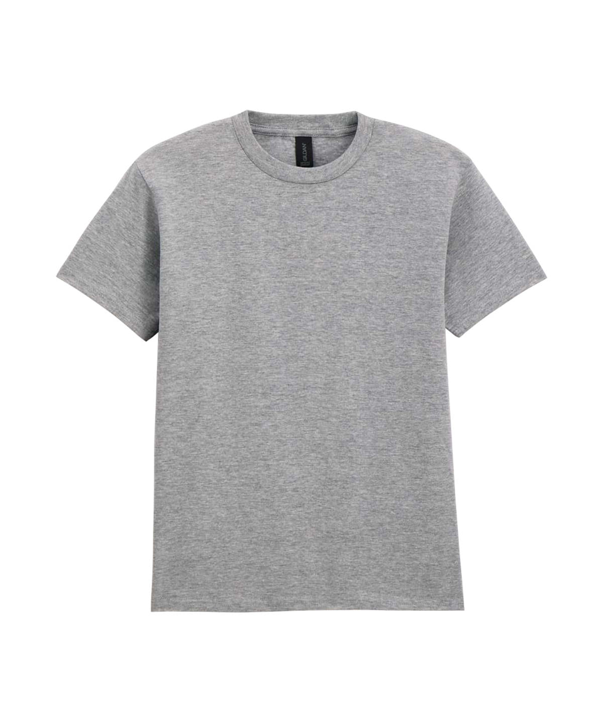 Gildan Softstyle midweight youth t-shirt in Ringspun Sport Grey, front view