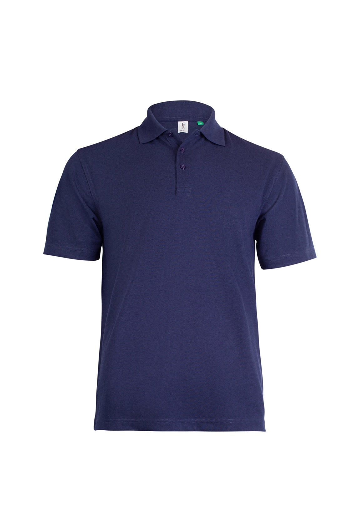 Uneek Eco Poloshirt in Navy, front view