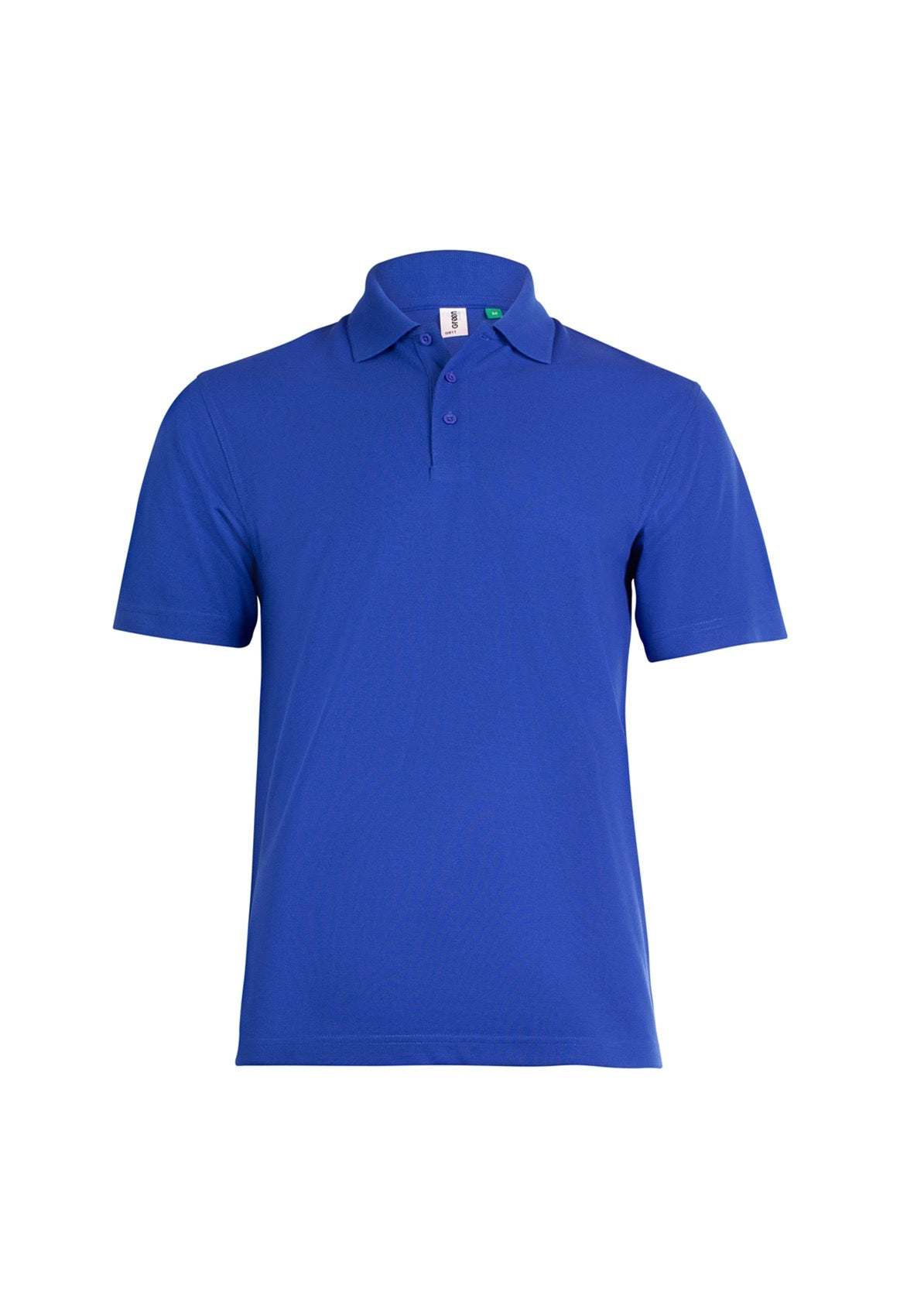 Uneek Eco Poloshirt in Royal, front view