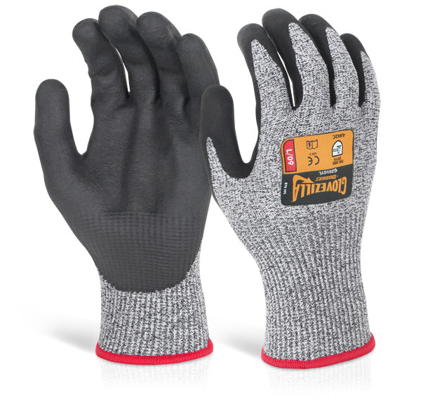 Click Beeswift Glovezilla Nitrile Palm Coated Gloves, main product image