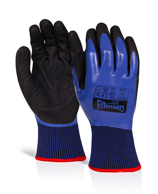 Click GLOVEZILLA WATERPROOF THERMAL NITRILE GLOVES, main product image