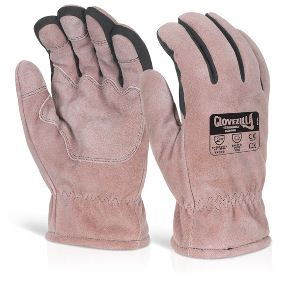 Click Beeswift Glovezilla Thermal Leather Gloves, main product image