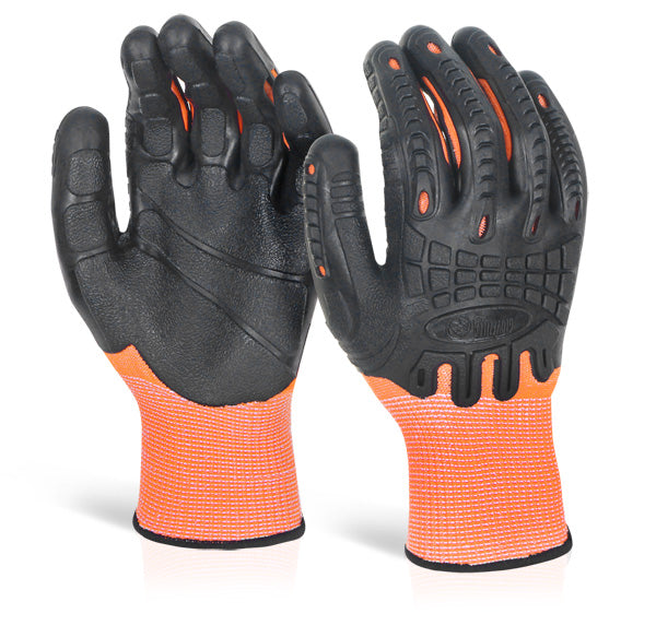 Click Beeswift Glovezilla Cut Resistant Fully Coated Impact Gloves, main product image