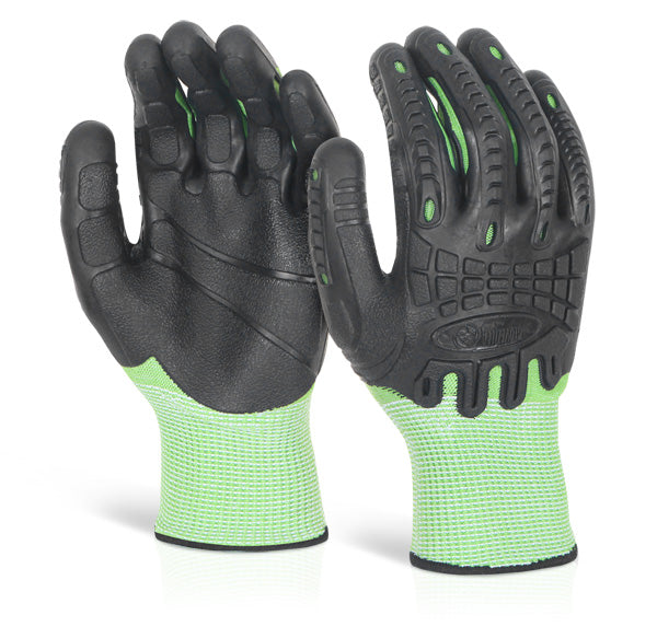 Click Beeswift Glovezilla Cut Resistant Fully Coated Impact Gloves, main product image