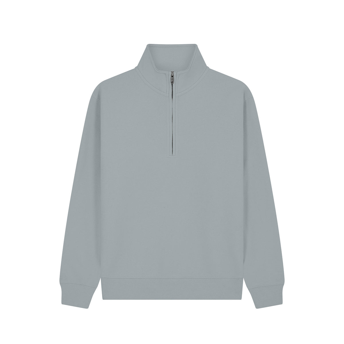 Cotton Ridge W75 Lunar Premium Quarter Zip Sweatshirt in Grey Mist