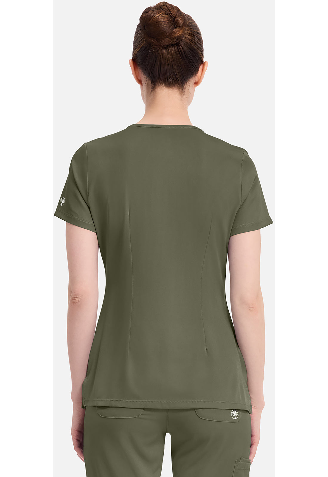 Healing Hands HHE2500 Monica Top - Olive (back)