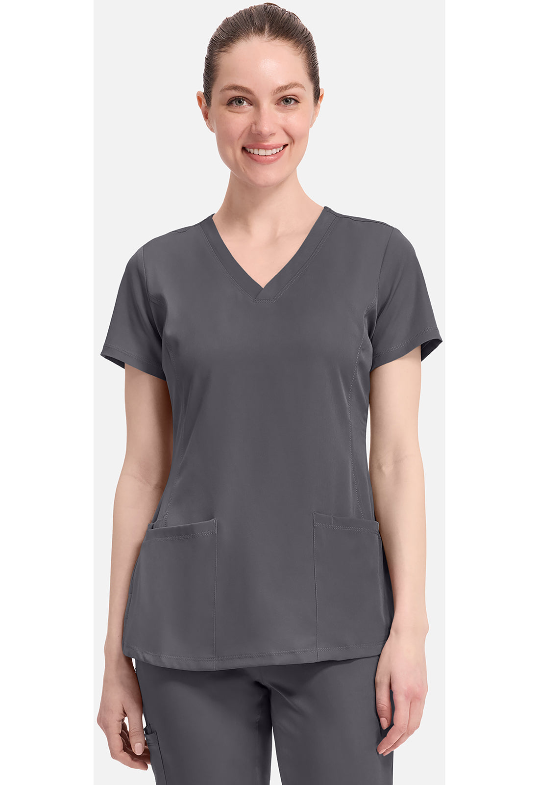 Healing Hands HHE2500 Monica Top - Pewter (front)