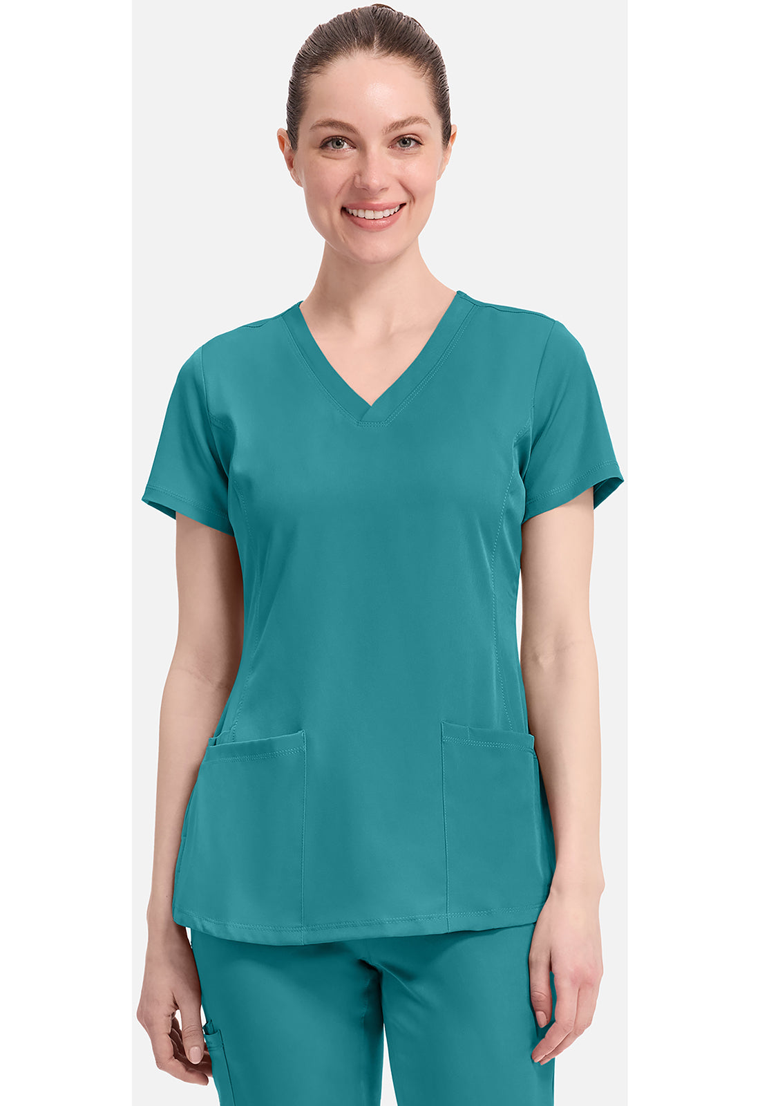 Healing Hands HHE2500 Monica Top - TEAL (front)