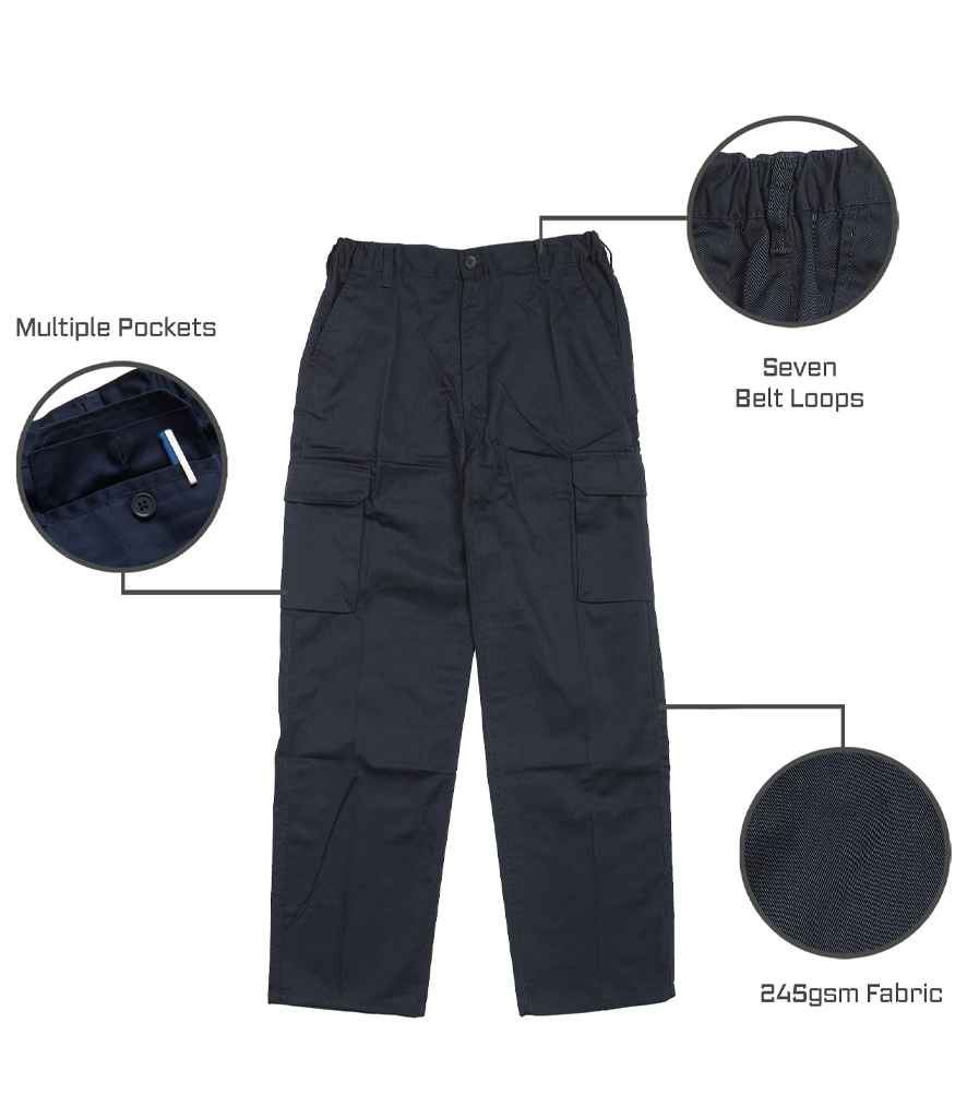 Warrior Cargo Trousers in Harbour Navy
