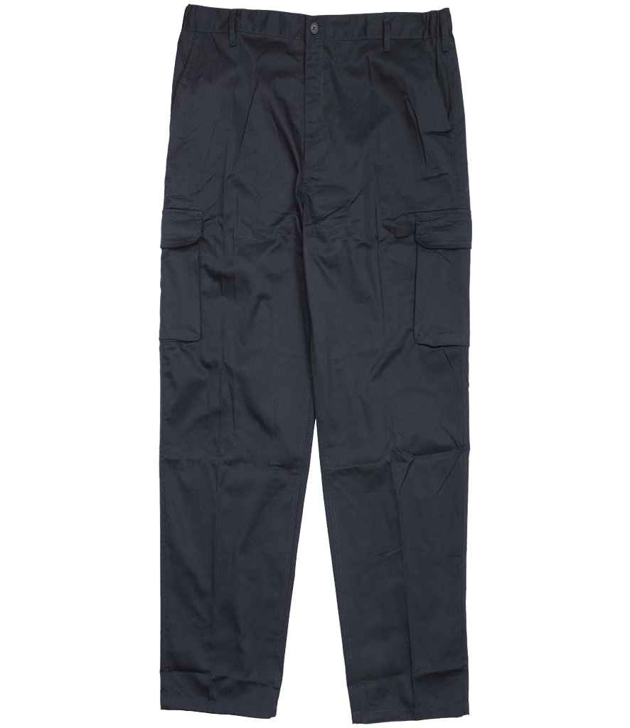 Warrior Ladies Cargo Trousers in Harbour Navy, front view