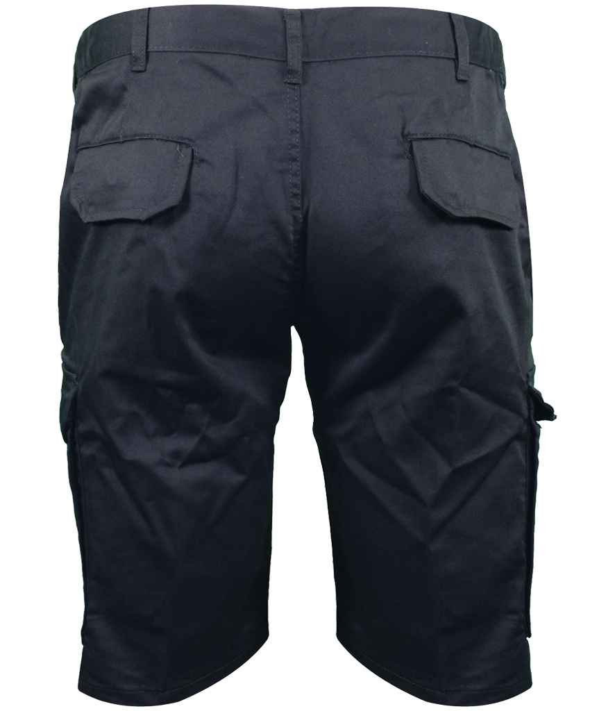 Warrior Cargo Shorts in Harbour Navy, back view