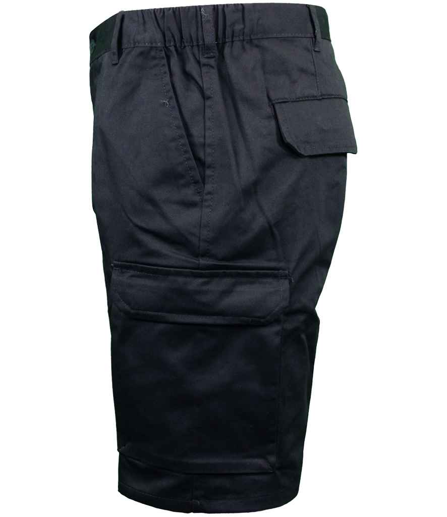 Warrior Cargo Shorts in Harbour Navy, side view
