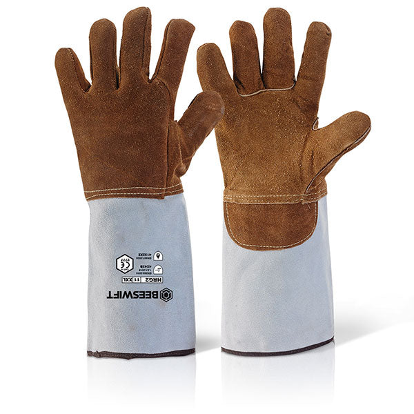 Click Beeswift High Quality Heat Resistant Guantlet Gloves 18, main product image