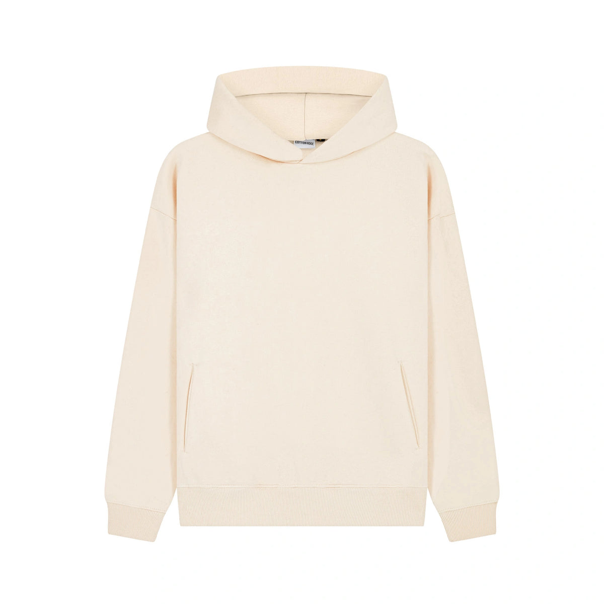 Cotton Ridge W76 Gemini Oversized Hoodie in Ivory