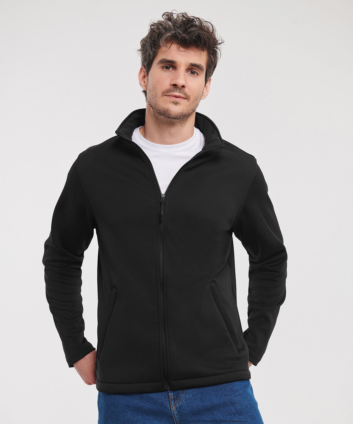 Russell Athletic Smart softshell jacket, lifestyle photo