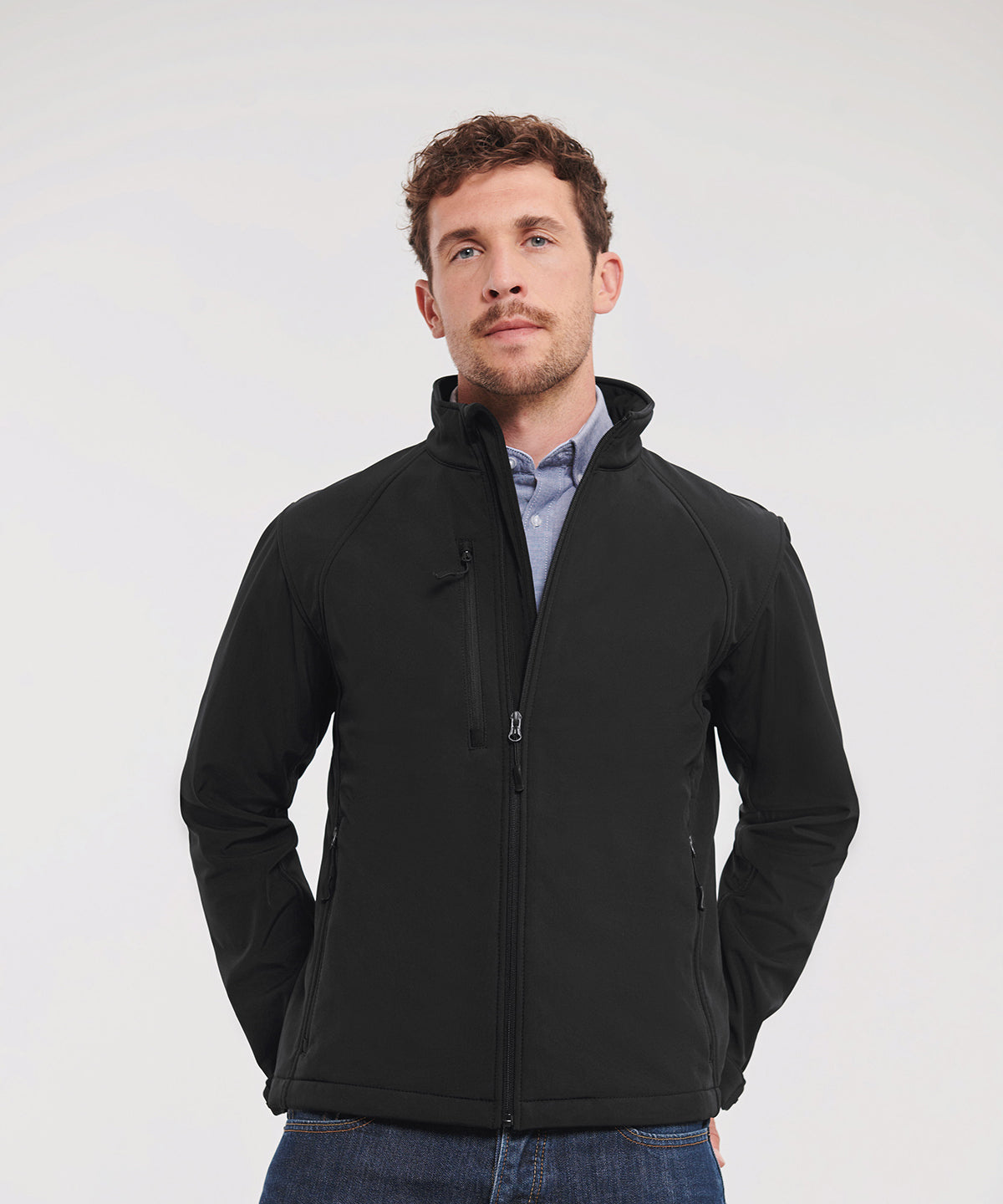 Russell Athletic Softshell jacket, lifestyle photo