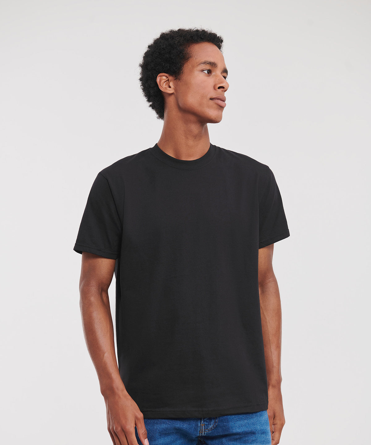 Russell Athletic Super ringspun classic t-shirt, lifestyle photo