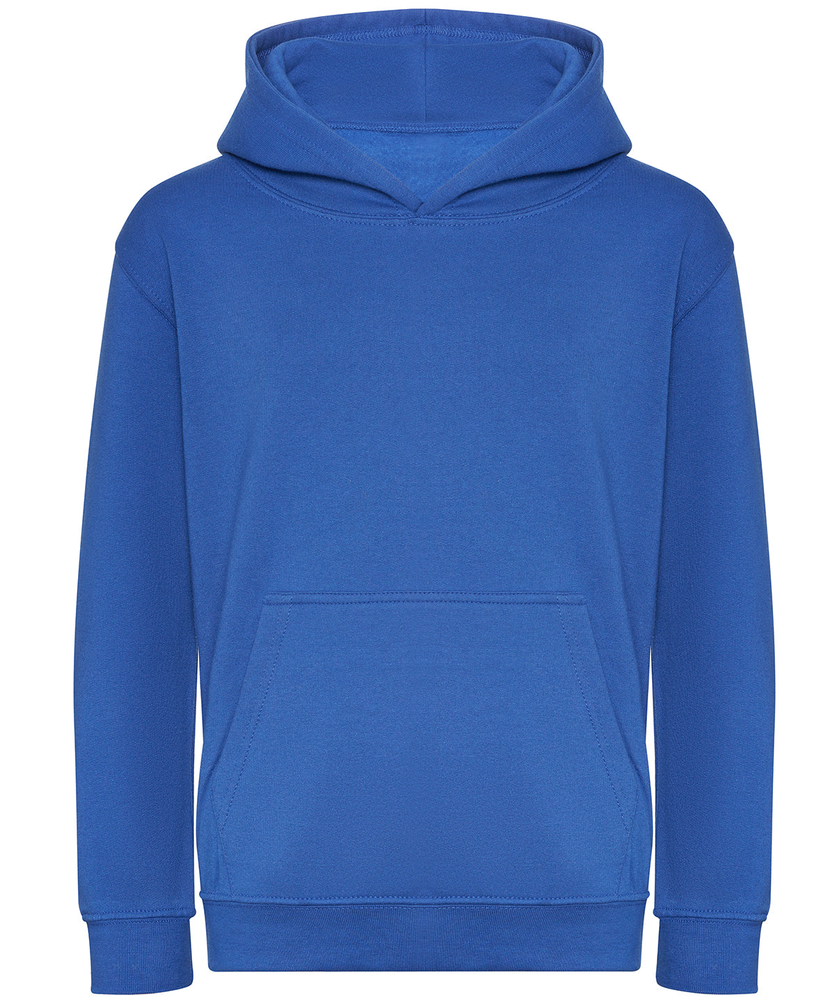 AWDis Just Hoods Kids organic hoodie in Royal Blue, front view