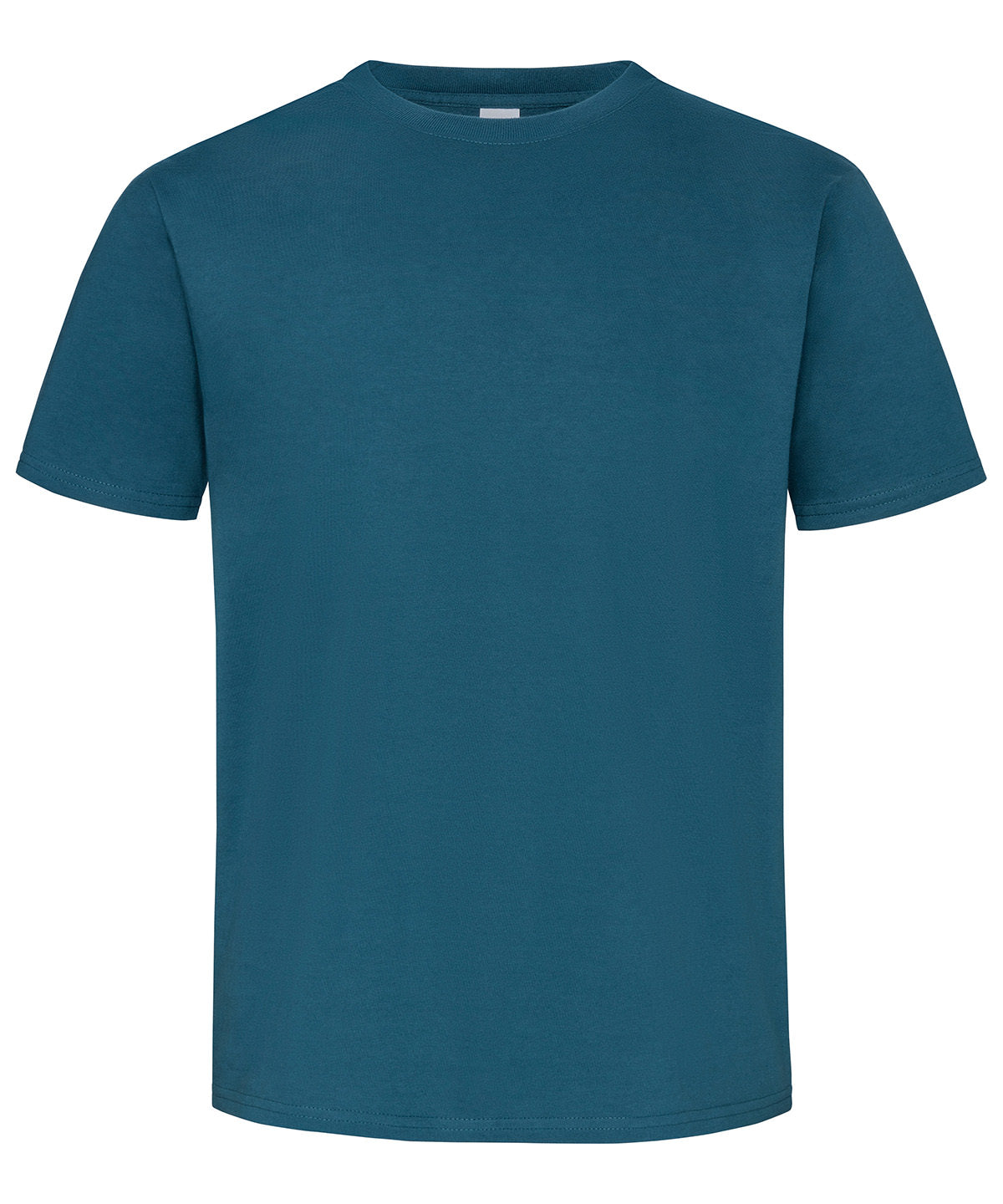 Russell Athletic Classic heavyweight ringspun t-shirt in Petrol Blue, front view