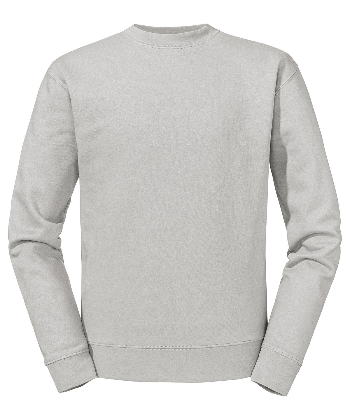 Russell Athletic Set-in sleeve sweatshirt in Urban Grey, front view