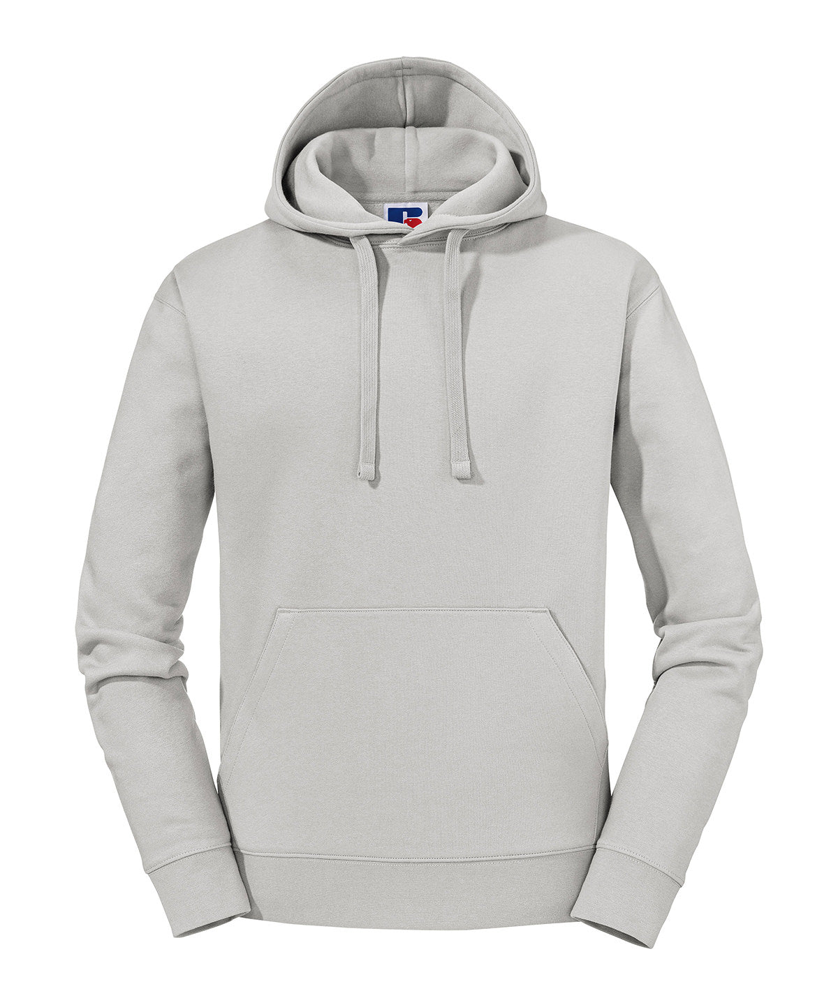 Russell Athletic Authentic hooded sweatshirt in Urban Grey, front view
