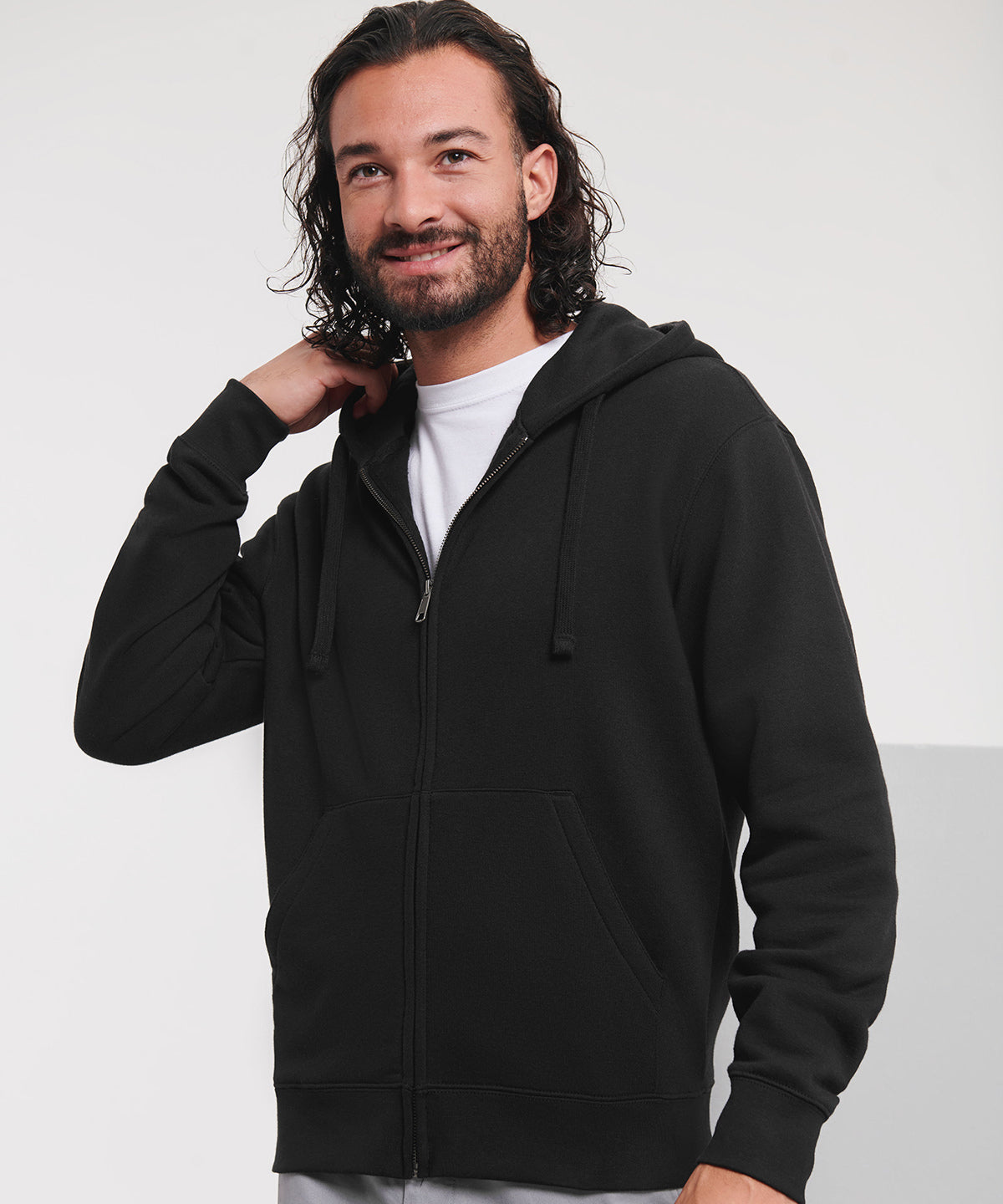 Russell Athletic Authentic zipped hooded sweat, lifestyle photo