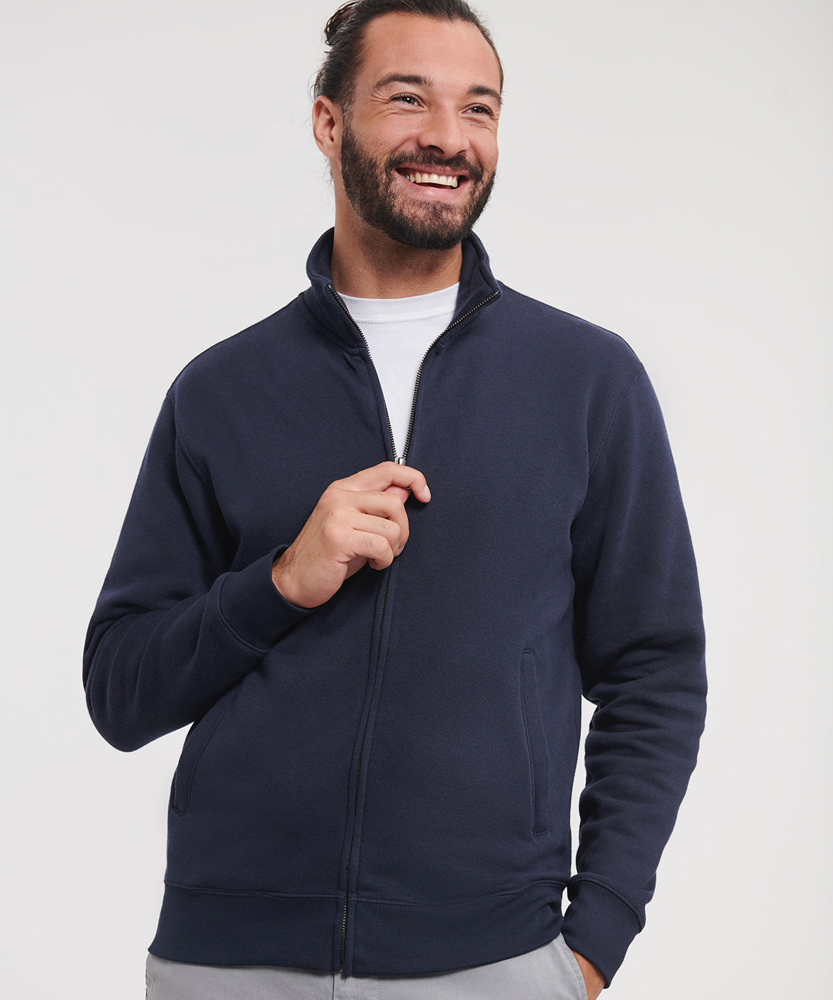 Russell Athletic Authentic sweatshirt jacket, lifestyle photo