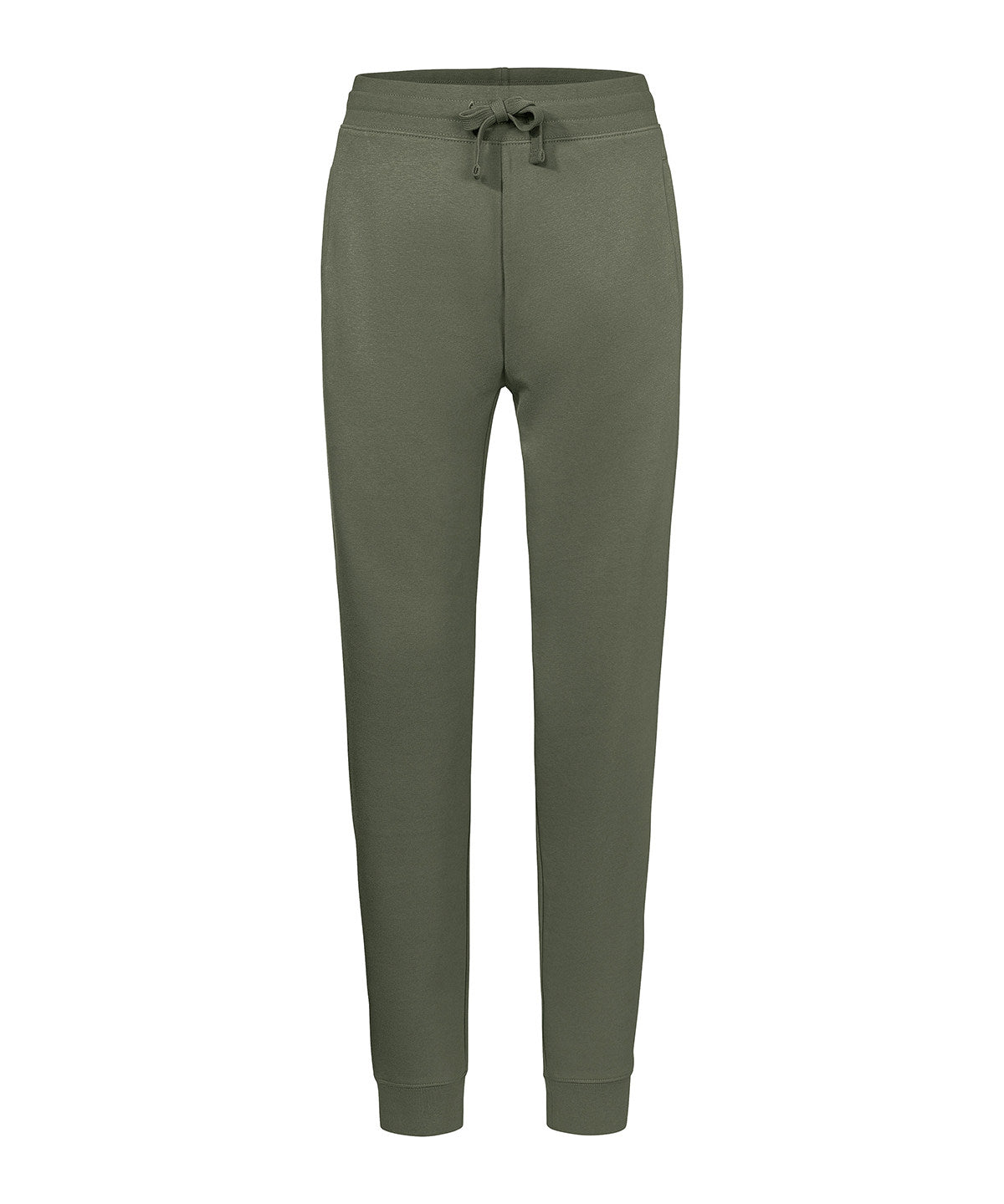 Russell Athletic Authentic jog pants in Olive, front view