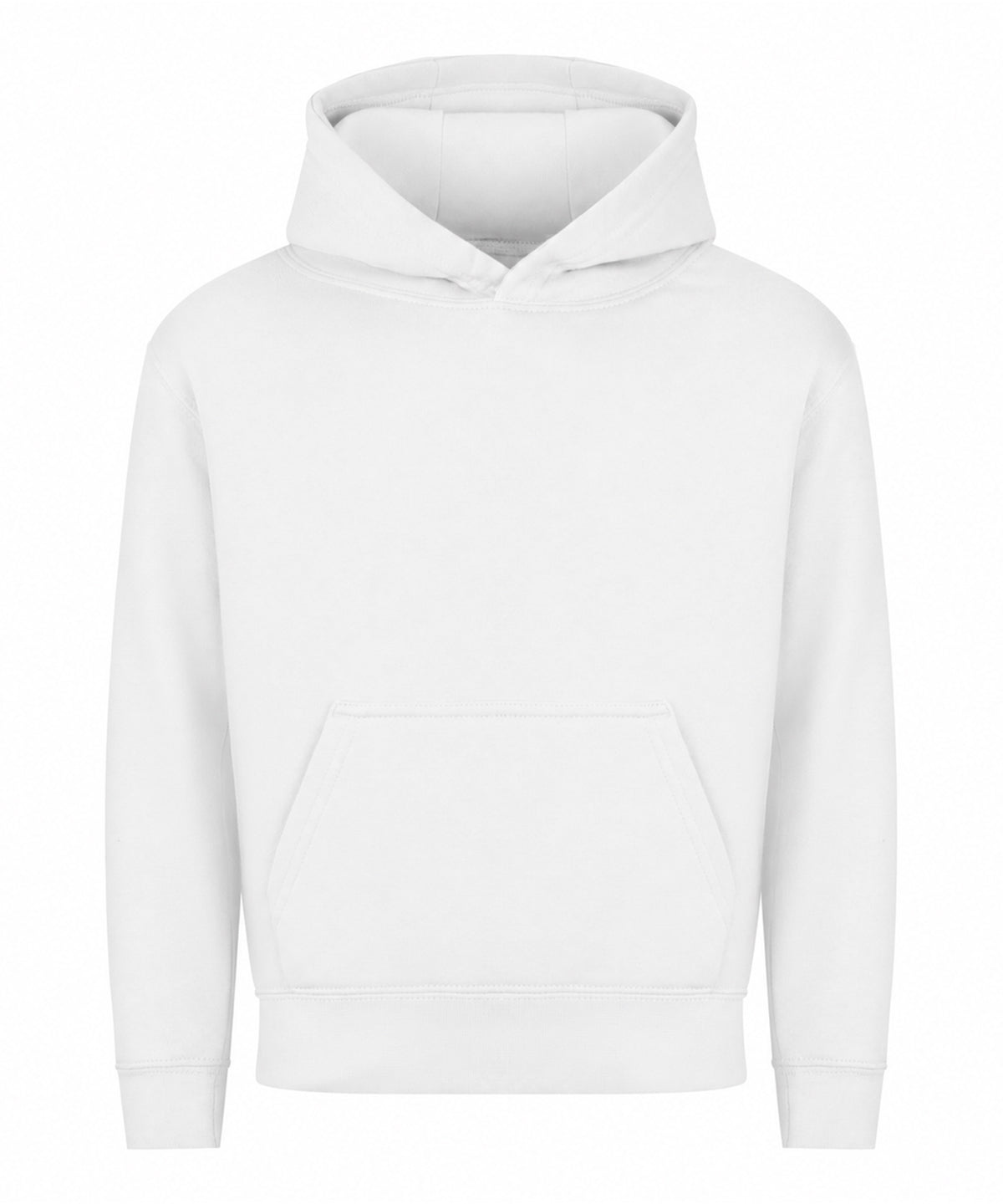 AWDis Just Hoods Kids hoodie 2.0 in Arctic White, front view