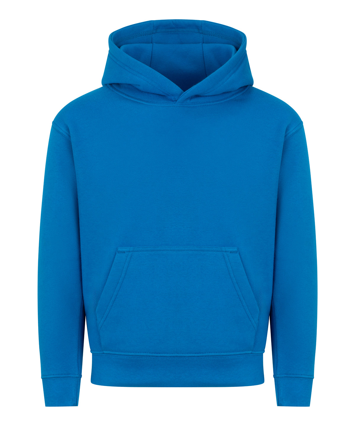 AWDis Just Hoods Kids hoodie 2.0 in Sapphire Blue, front view