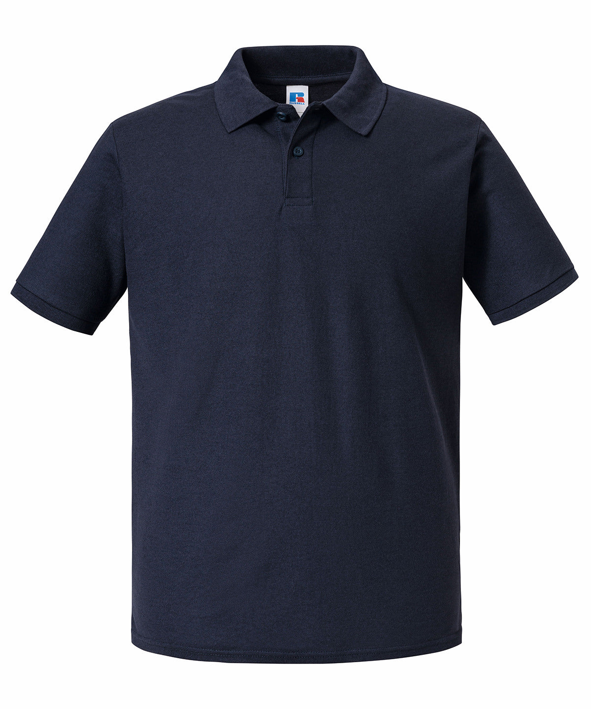 Russell Athletic Authentic eco polo in French Navy, front view