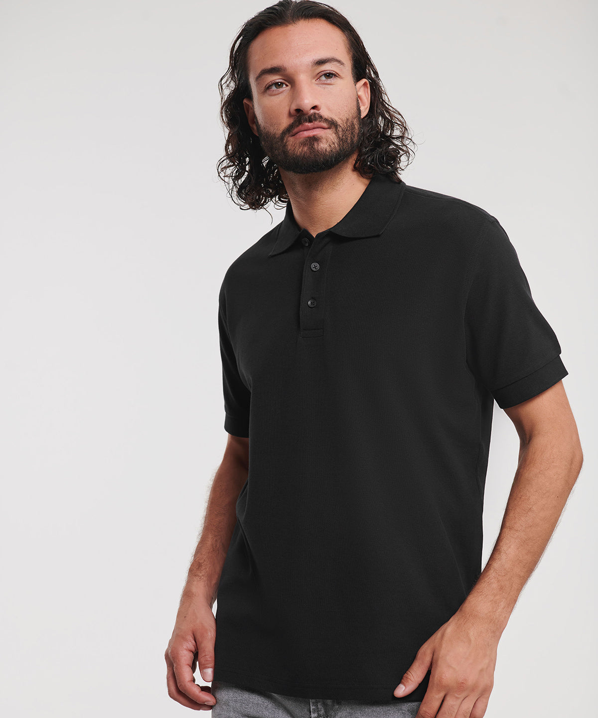 Russell Athletic Ultimate classic cotton polo, lifestyle photo
