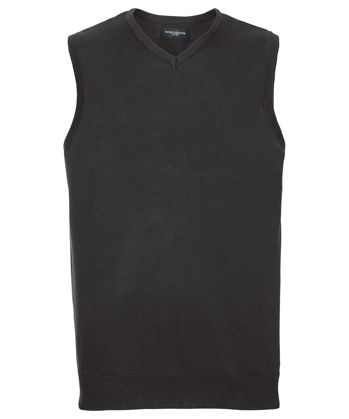Russell Athletic Collection V-neck sleeveless knitted sweater, lifestyle photo