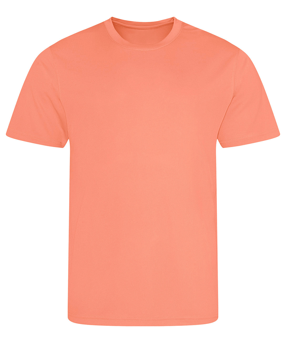 AWDis Just Cool T in Peach Sorbet, front view