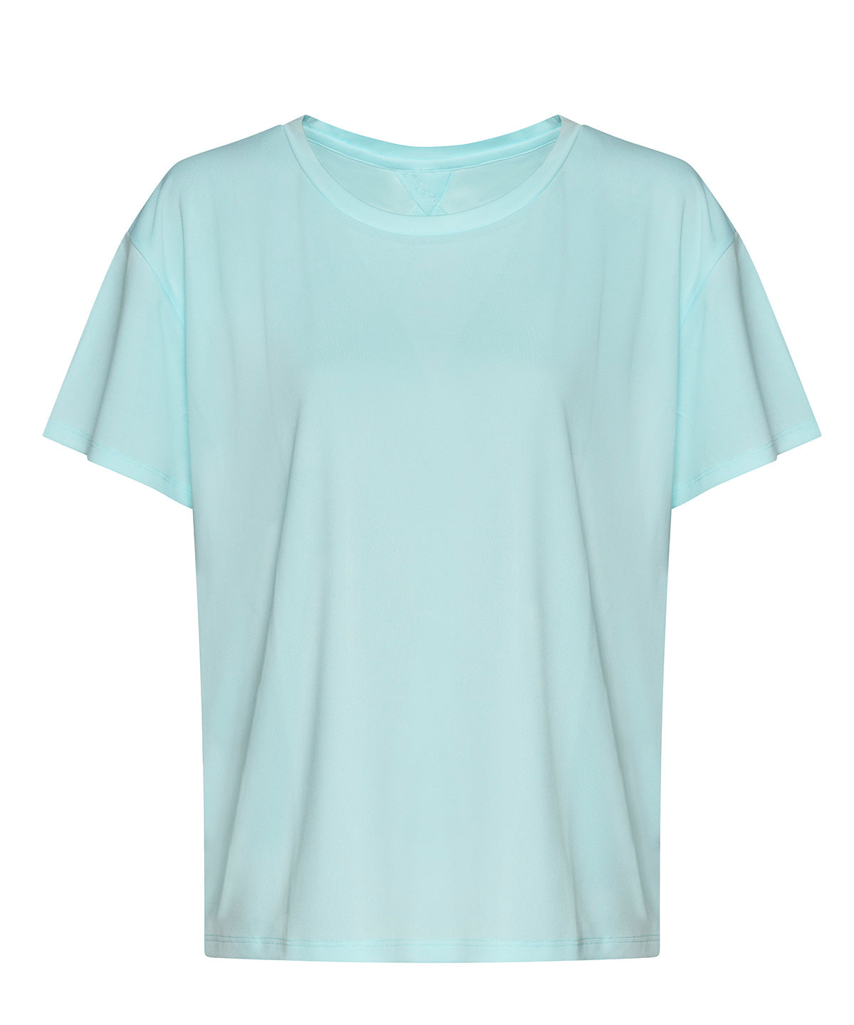 AWDis Just Cool Women’s open back T in Mint, front view