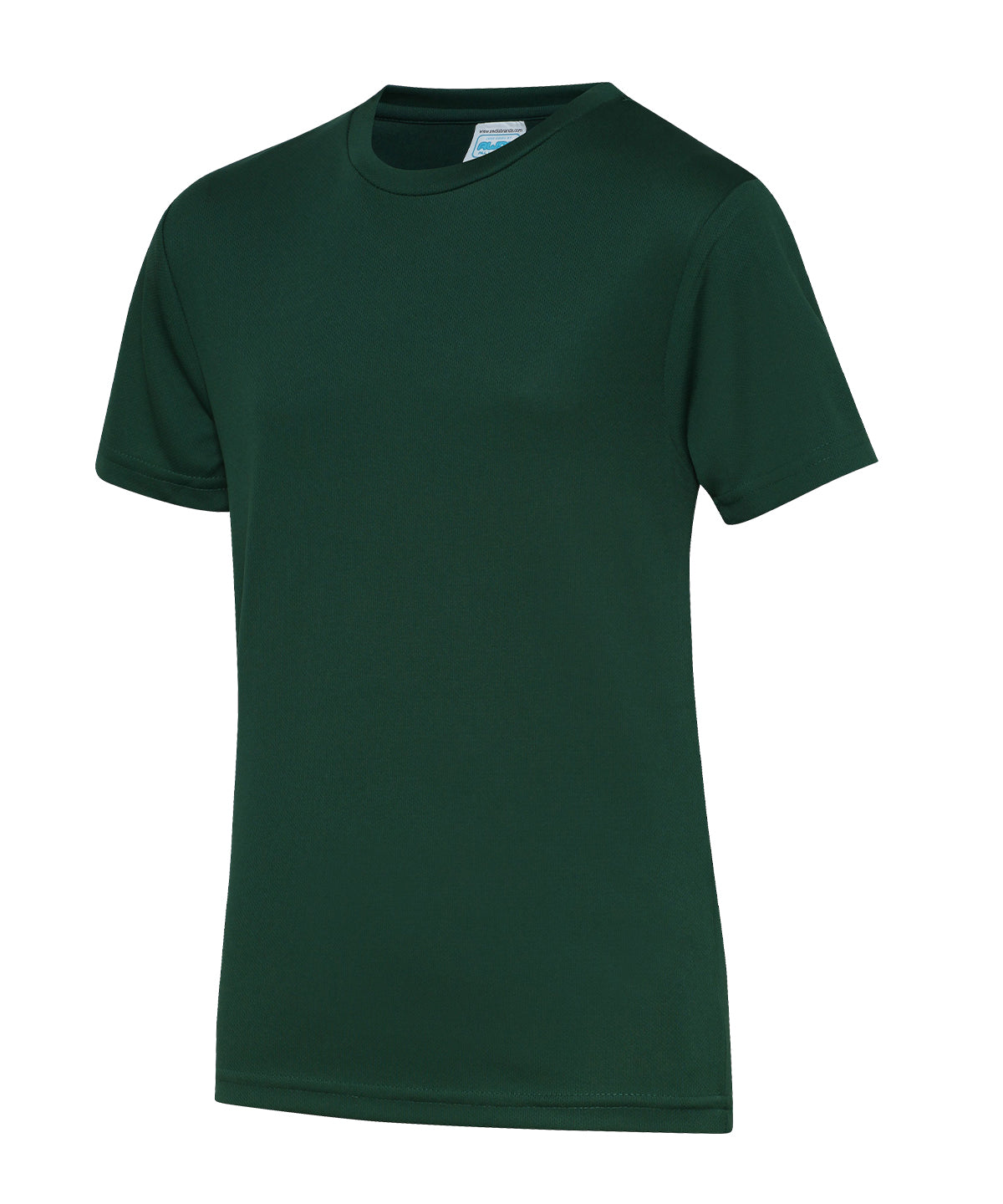 AWDis Just Cool Kids cool T in Bottle Green, front view
