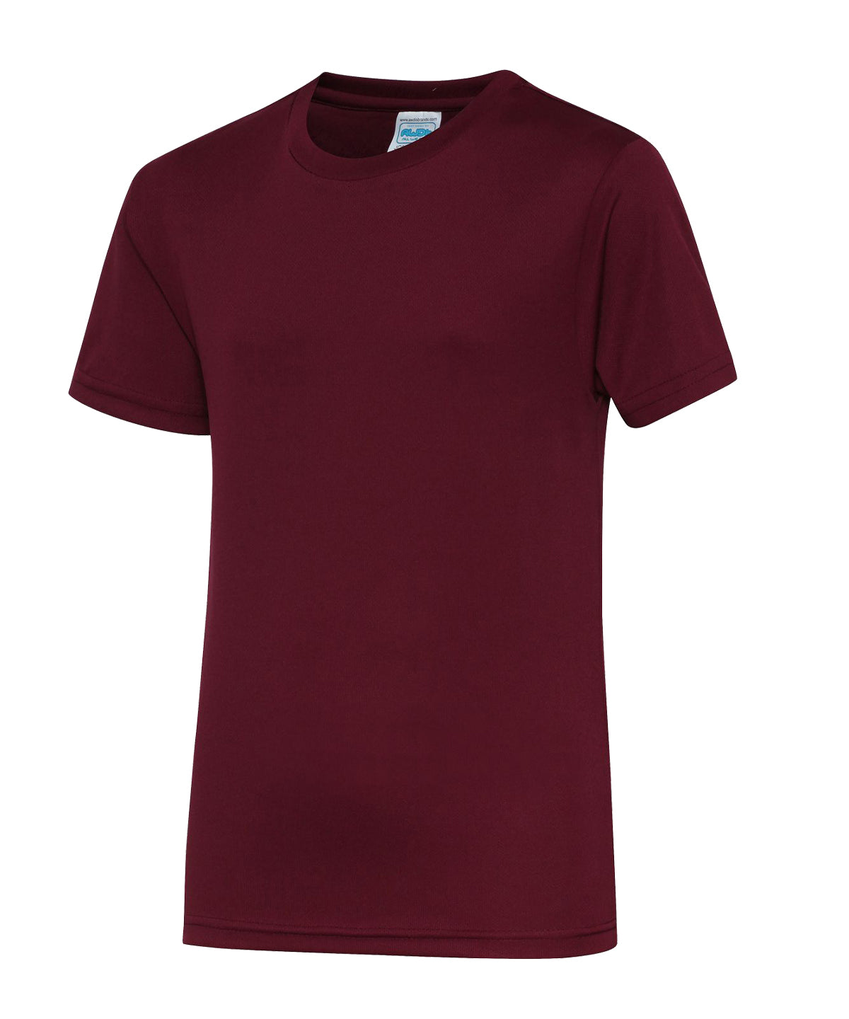 AWDis Just Cool Kids cool T in Burgundy, front view