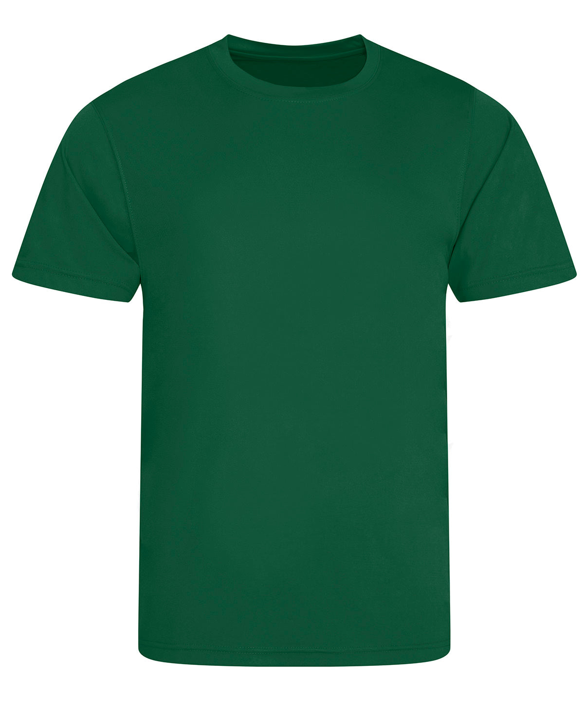 AWDis Just Cool Smooth T in Bottle Green, front view