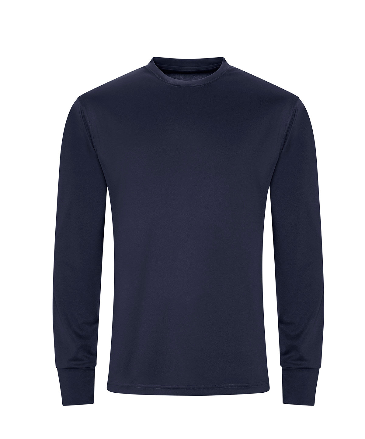 AWDis Just Cool Long sleeve active T in French Navy, front view