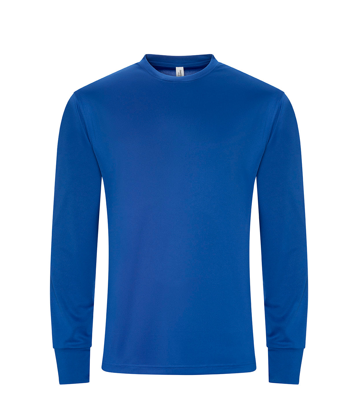 AWDis Just Cool Long sleeve active T in Royal Blue, front view