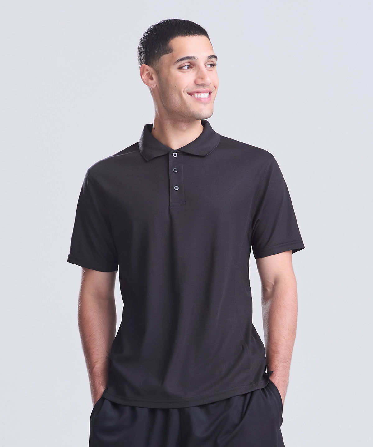 AWDis Just Cool SuperCool performance polo, lifestyle photo