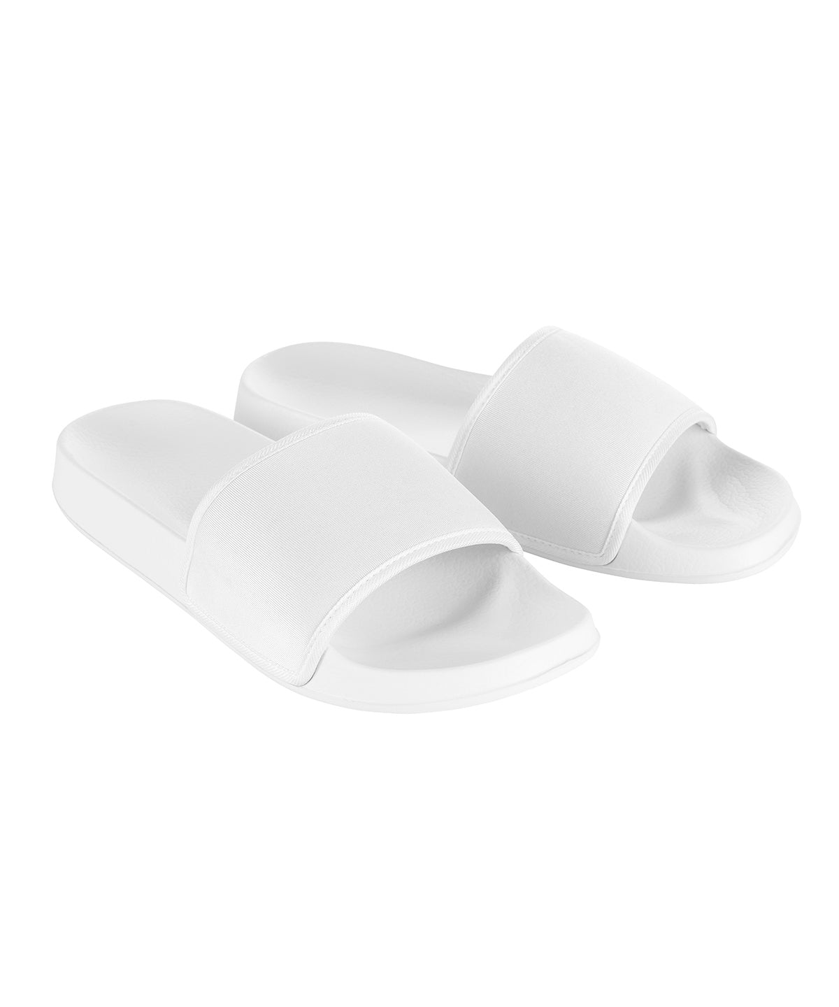 AWDis Just Cool Sliders in Arctic White, front view