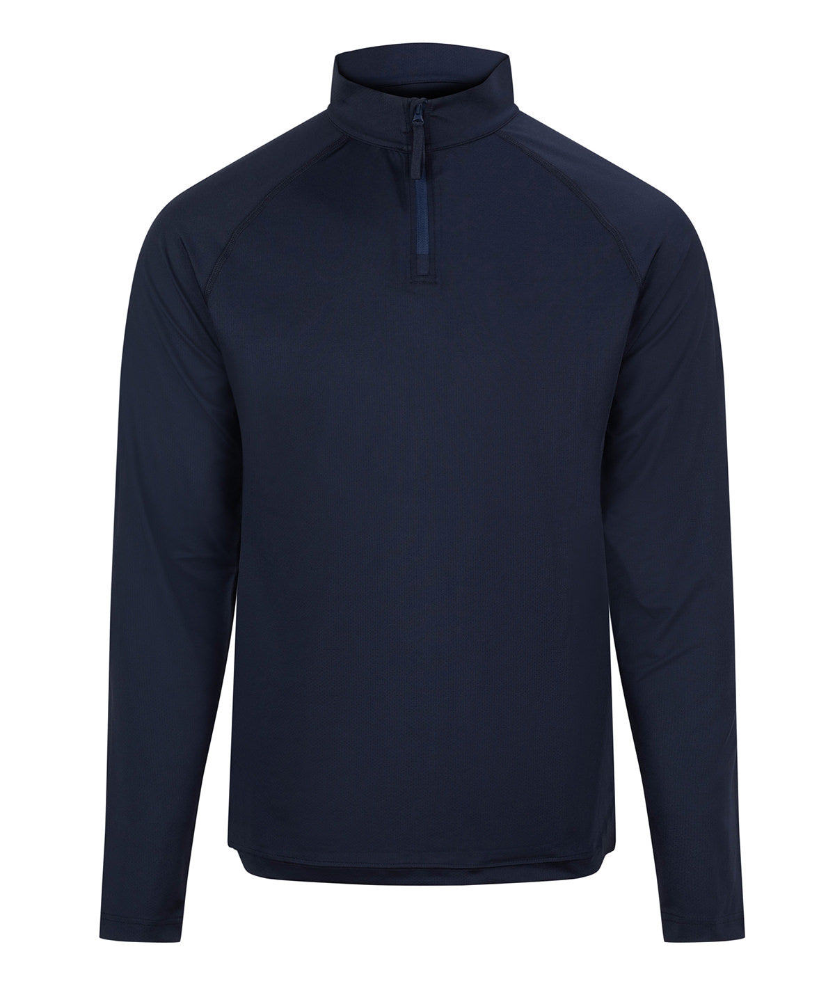AWDis Just Cool Lightweight active 1/4-zip in French Navy, front view