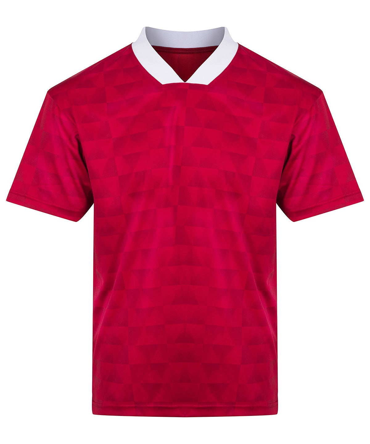 AWDis Just Cool Retro sports jersey in Red/White, front view