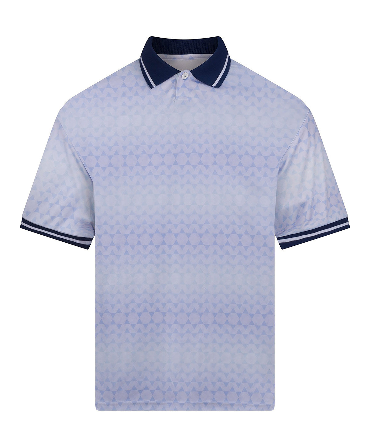 AWDis Just Cool Retro sports jersey in White/Navy, front view