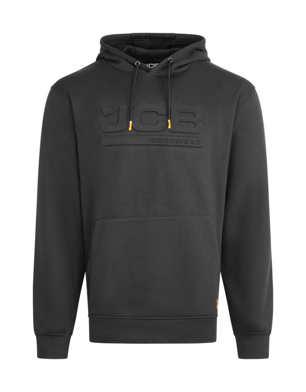 JCB Workwear Unisex Embossed Hoody, image 2