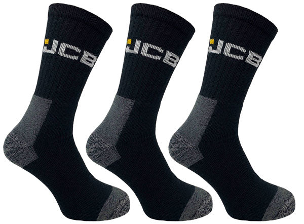 JCB Workwear Work Socks With Added Elastane, main product image