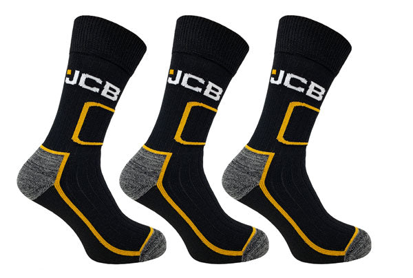 JCB Workwear Shin Protect Work Socks, main product image