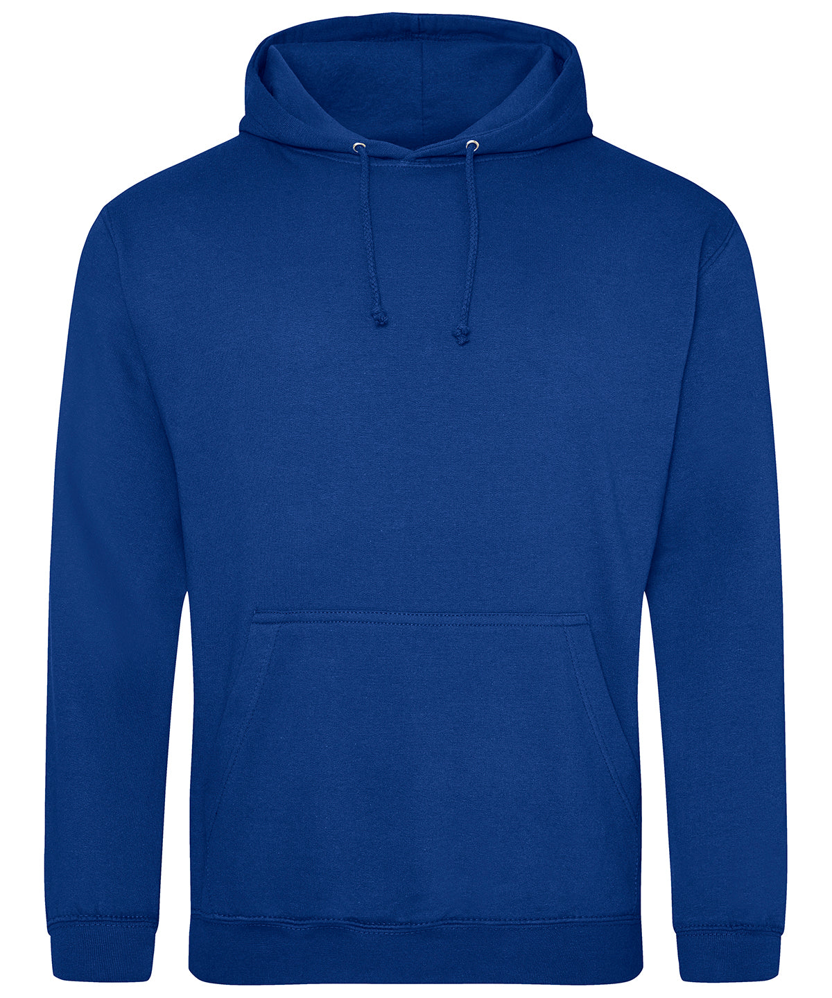 AWDis Just Hoods College hoodie in Bright Royal, front view